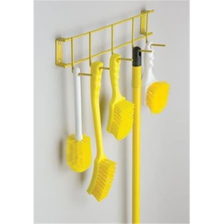 Rack Em Racks RackEm Racks 4060 17 in. 5-Hook Utility Rack - Gray 4060